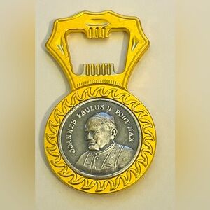 Pope John Paul Beer/ Bottle Opener/ New in sleeve , never used